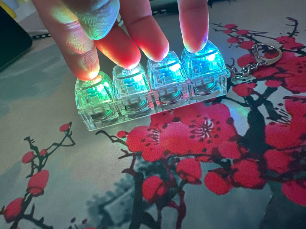 Pickoos Anti-Stress Keyboard Keychain Toy | Stress Relief Keychain for Office, School & Gifts